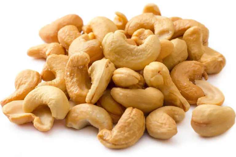 Gebrande en gezouten cashewnoten