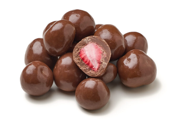 Chocolade aardbeien melk