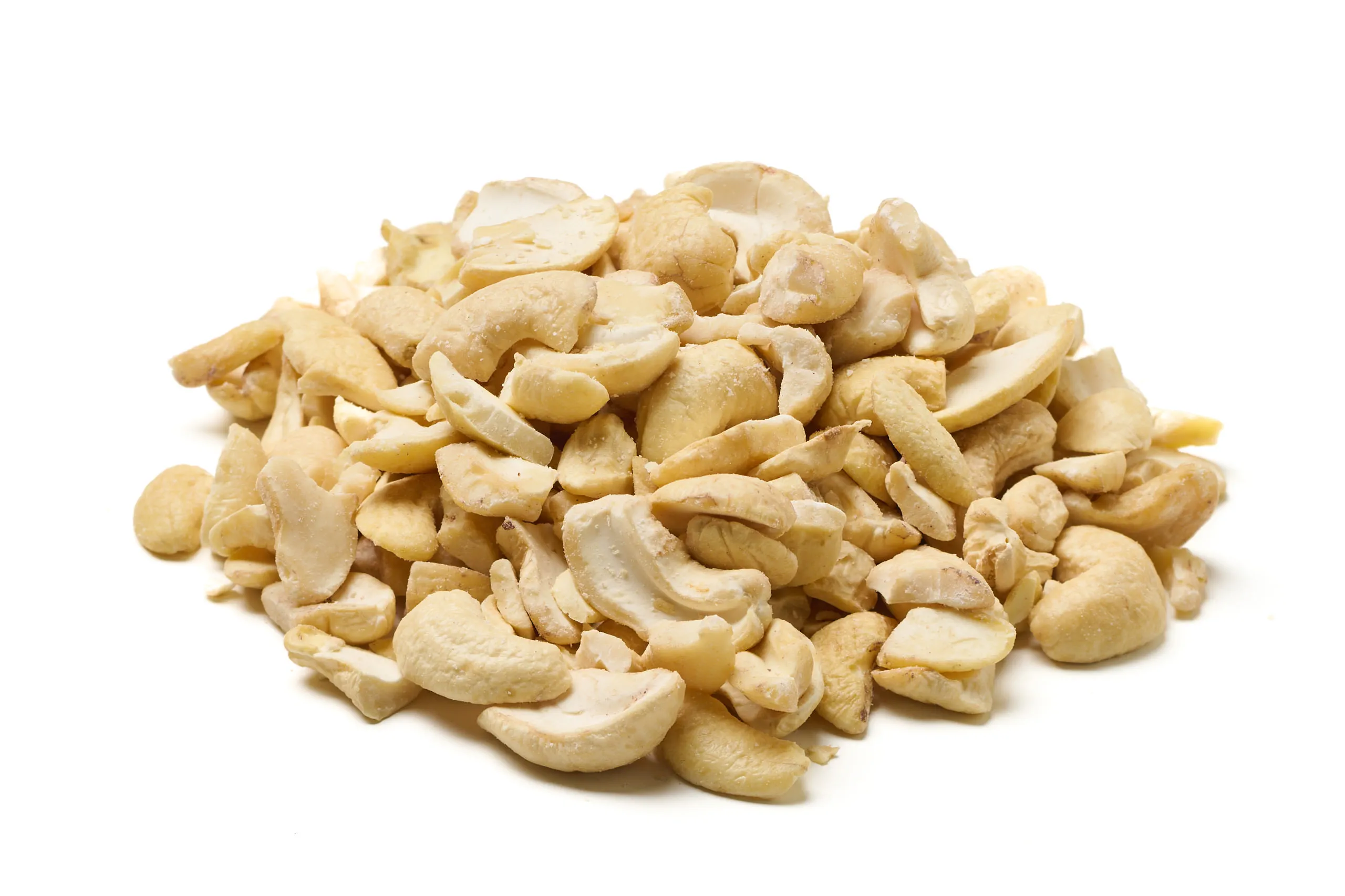 Cashewnoten stukjes ongebrand