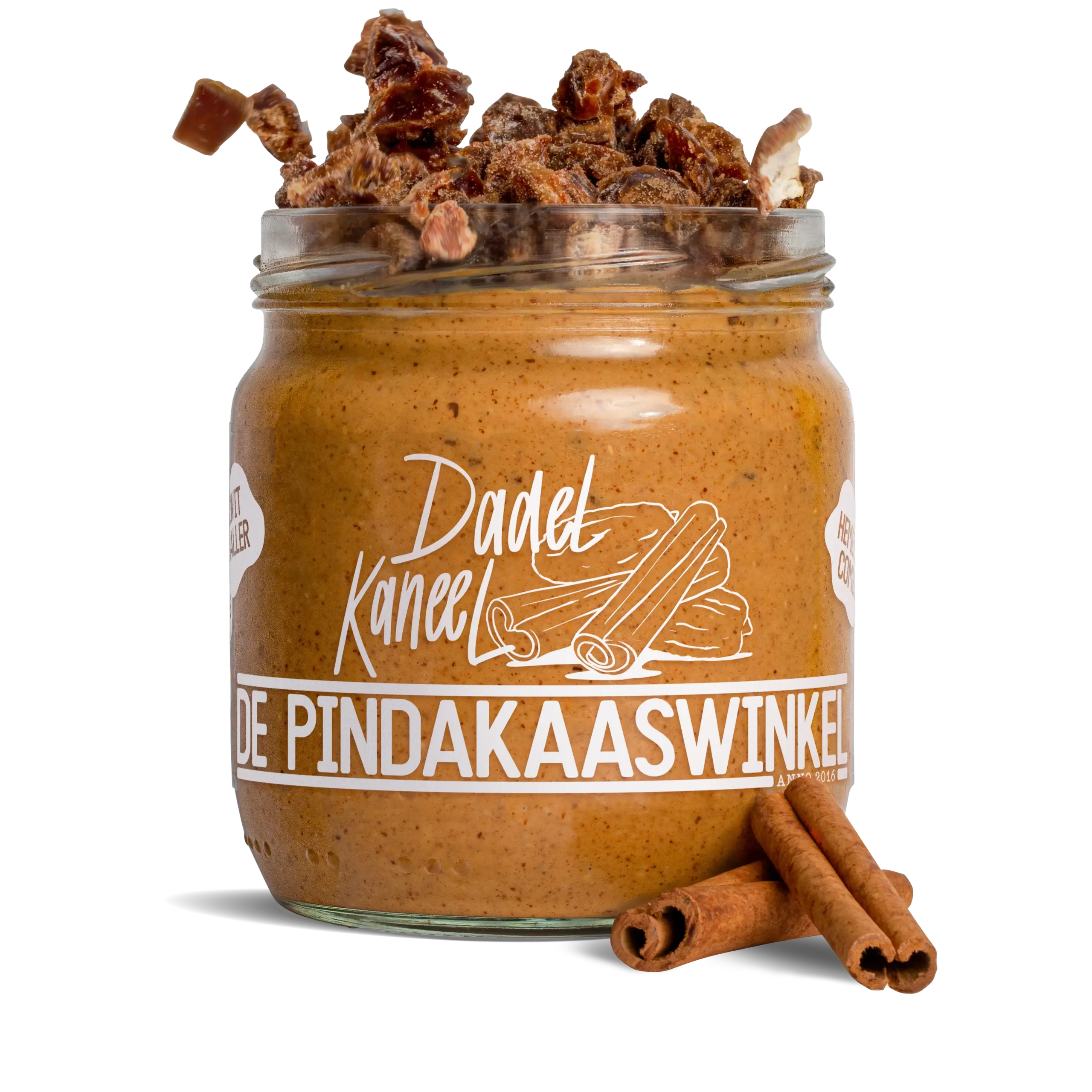 Pindakaas dadel kaneel